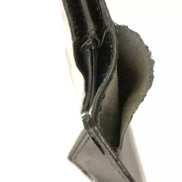 022130BS (L1) Celine Wallet Long Patent Black Leather - Picture 8 of 10